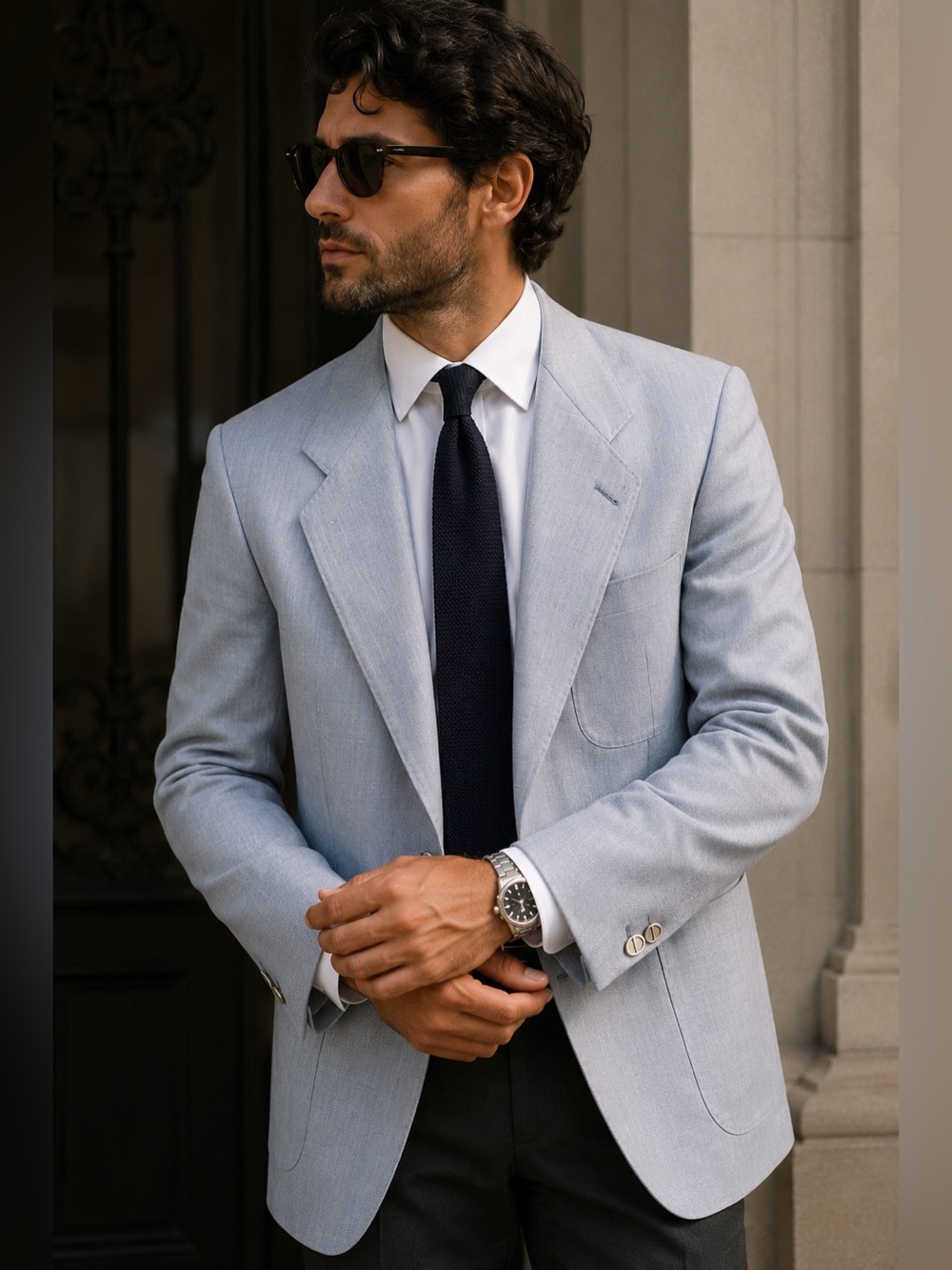 Christian Dior Monsieur Vintage Blazer – Light Blue